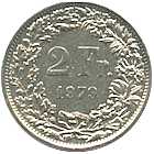 2 Franken Zahl