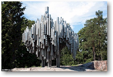 sibeliuksen denkmal in helsinki