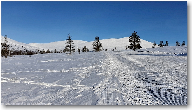 winterwanderweg im pallas-yllaestunturi nationalpark