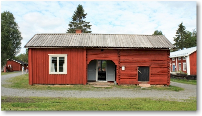 historisches gebaeude mit backstube im freilichtmuseum gammelstad lulea