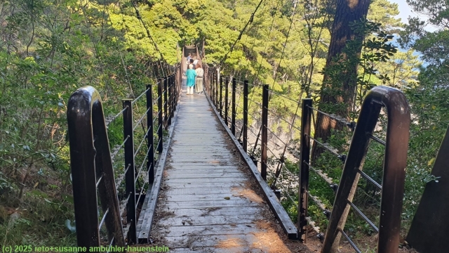 hashidate haengebruecke im verlauf des jogasaki coastal trail