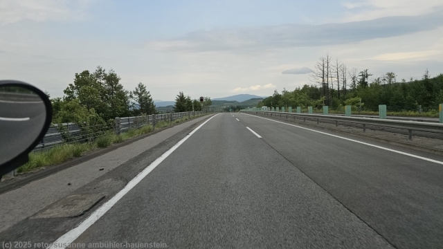 unterwegs auf der autobahn E5