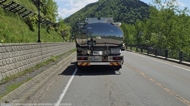 selfie auf der national highway route 39