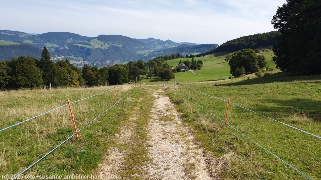 flacher abschnitt vor dem aufstieg richtung rosschopf