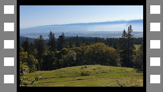 blick ueber den genfersee vom gipfel der cret de la neuve (film)