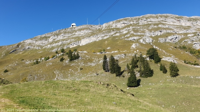 blick vom chalet de la dole richtung la dole
