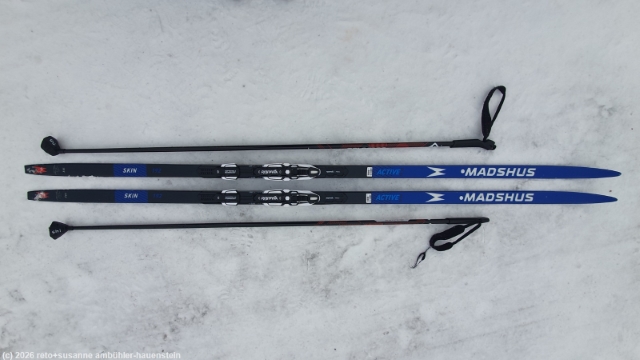 gemietete langlaufausruestung bei iso-syoete