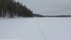 talvipyoeraeilyreitti ueber den pitkae-hoilua im hossa nationalpark