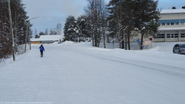 kirkkotie im zentrum von posio