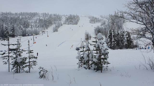 skipiste bei sallatunturi