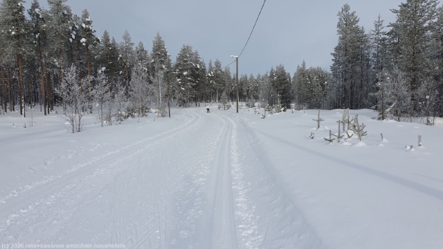 loipe kalliojaerven lenkki richtung salla
