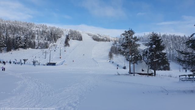skipisten bei sallatunturi