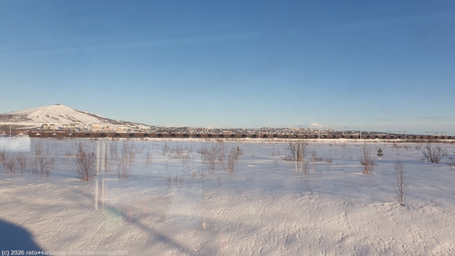 kurz vor unserer ankunft in kiruna